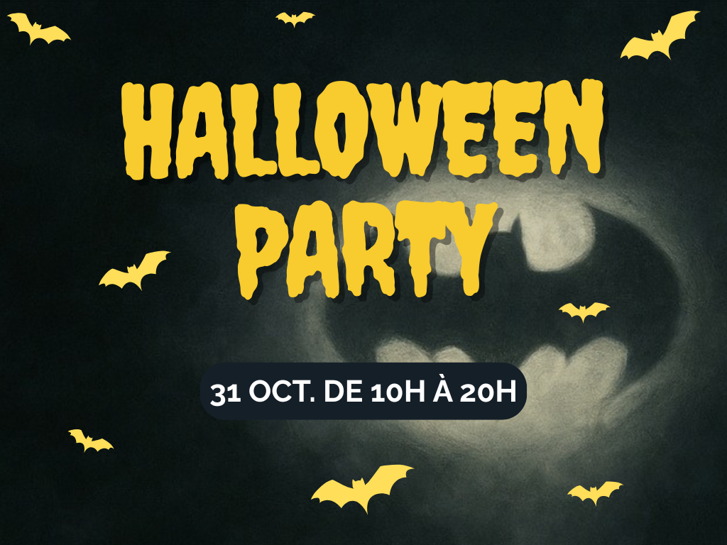 Île de Tortuga à Lille décorée pour Halloween avec animations et activités pour enfants, spécial batman